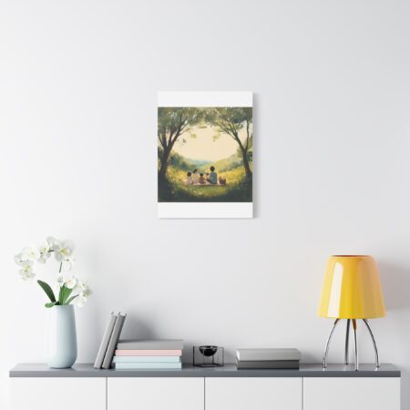 Serene Family Canvas Art, Family Wall Decor, Nature Artwork, Home Gallery, Gift for Parents, Personalized Home Decor - Image 157