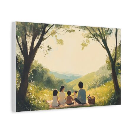 Serene Family Canvas Art, Family Wall Decor, Nature Artwork, Home Gallery, Gift for Parents, Personalized Home Decor - Image 21