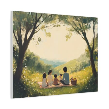 Serene Family Canvas Art, Family Wall Decor, Nature Artwork, Home Gallery, Gift for Parents, Personalized Home Decor - Image 59