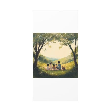 Serene Family Canvas Art, Family Wall Decor, Nature Artwork, Home Gallery, Gift for Parents, Personalized Home Decor - Image 168