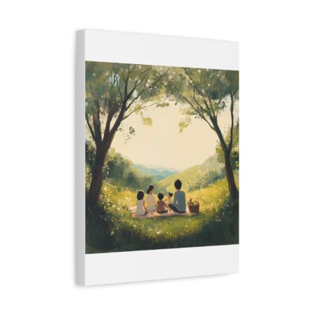 Serene Family Canvas Art, Family Wall Decor, Nature Artwork, Home Gallery, Gift for Parents, Personalized Home Decor - Image 127