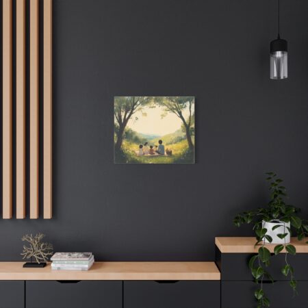 Serene Family Canvas Art, Family Wall Decor, Nature Artwork, Home Gallery, Gift for Parents, Personalized Home Decor - Image 49