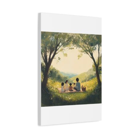 Serene Family Canvas Art, Family Wall Decor, Nature Artwork, Home Gallery, Gift for Parents, Personalized Home Decor - Image 147