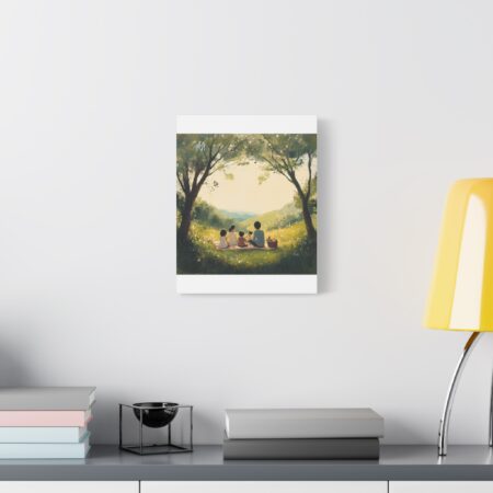 Serene Family Canvas Art, Family Wall Decor, Nature Artwork, Home Gallery, Gift for Parents, Personalized Home Decor - Image 125