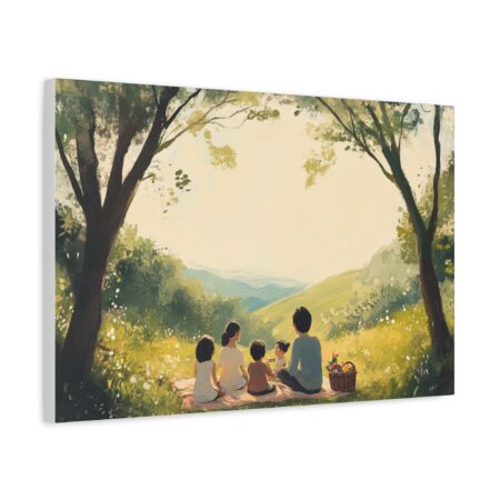 Serene Family Canvas Art, Family Wall Decor, Nature Artwork, Home Gallery, Gift for Parents, Personalized Home Decor - Image 36