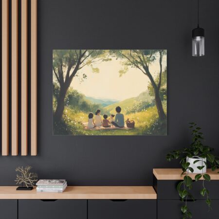 Serene Family Canvas Art, Family Wall Decor, Nature Artwork, Home Gallery, Gift for Parents, Personalized Home Decor - Image 98