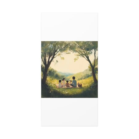 Serene Family Canvas Art, Family Wall Decor, Nature Artwork, Home Gallery, Gift for Parents, Personalized Home Decor - Image 196