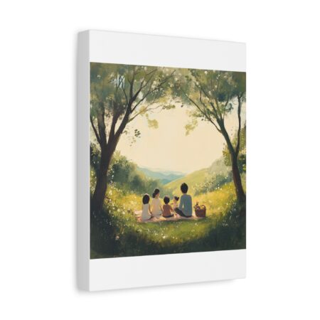 Serene Family Canvas Art, Family Wall Decor, Nature Artwork, Home Gallery, Gift for Parents, Personalized Home Decor - Image 115