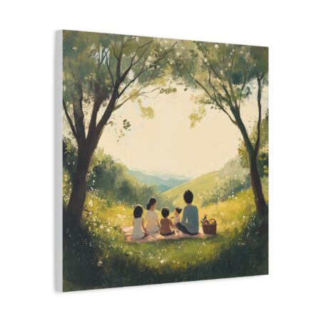 Serene Family Canvas Art, Family Wall Decor, Nature Artwork, Home Gallery, Gift for Parents, Personalized Home Decor - Image 231