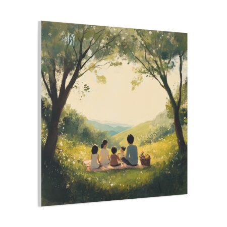 Serene Family Canvas Art, Family Wall Decor, Nature Artwork, Home Gallery, Gift for Parents, Personalized Home Decor - Image 247