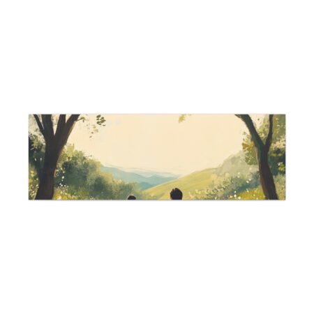 Serene Family Canvas Art, Family Wall Decor, Nature Artwork, Home Gallery, Gift for Parents, Personalized Home Decor - Image 100
