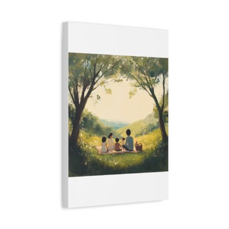 Serene Family Canvas Art, Family Wall Decor, Nature Artwork, Home Gallery, Gift for Parents, Personalized Home Decor - Image 131