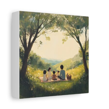 Serene Family Canvas Art, Family Wall Decor, Nature Artwork, Home Gallery, Gift for Parents, Personalized Home Decor - Image 211