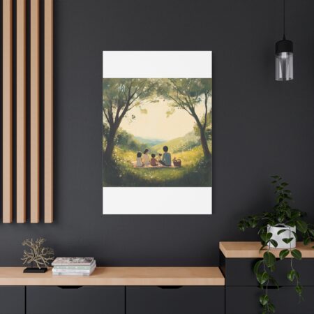 Serene Family Canvas Art, Family Wall Decor, Nature Artwork, Home Gallery, Gift for Parents, Personalized Home Decor - Image 202