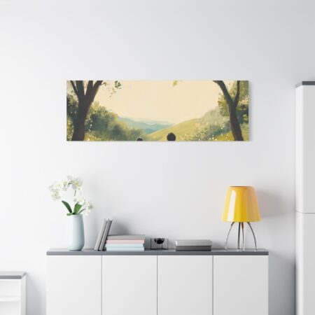 Serene Family Canvas Art, Family Wall Decor, Nature Artwork, Home Gallery, Gift for Parents, Personalized Home Decor - Image 101