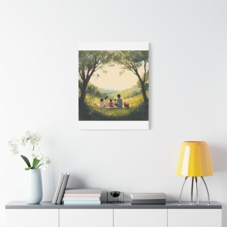 Serene Family Canvas Art, Family Wall Decor, Nature Artwork, Home Gallery, Gift for Parents, Personalized Home Decor - Image 177
