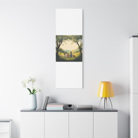 Serene Family Canvas Art, Family Wall Decor, Nature Artwork, Home Gallery, Gift for Parents, Personalized Home Decor - Image 173