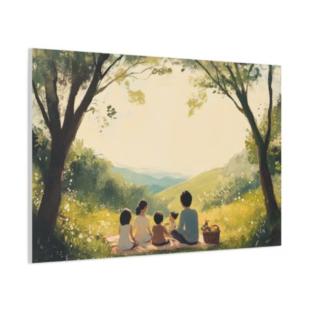 Serene Family Canvas Art, Family Wall Decor, Nature Artwork, Home Gallery, Gift for Parents, Personalized Home Decor - Image 91