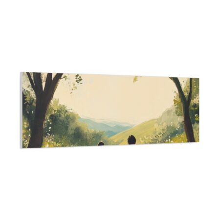 Serene Family Canvas Art, Family Wall Decor, Nature Artwork, Home Gallery, Gift for Parents, Personalized Home Decor - Image 99