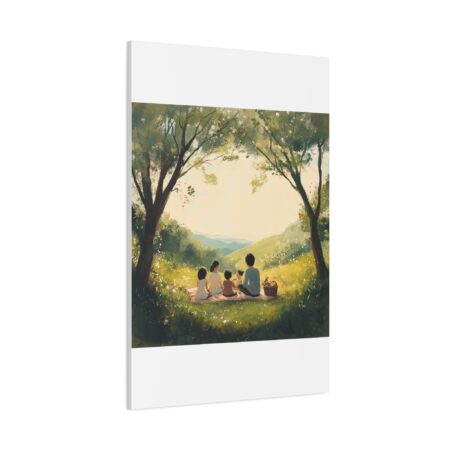 Serene Family Canvas Art, Family Wall Decor, Nature Artwork, Home Gallery, Gift for Parents, Personalized Home Decor - Image 199