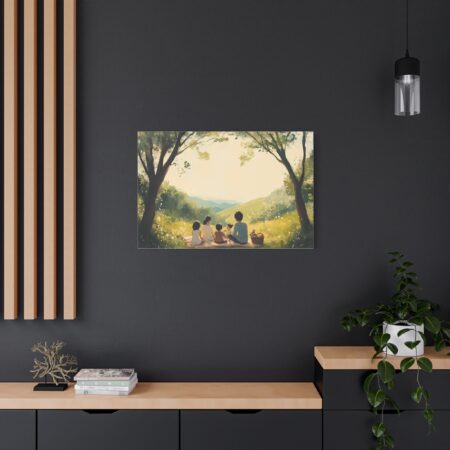 Serene Family Canvas Art, Family Wall Decor, Nature Artwork, Home Gallery, Gift for Parents, Personalized Home Decor - Image 74