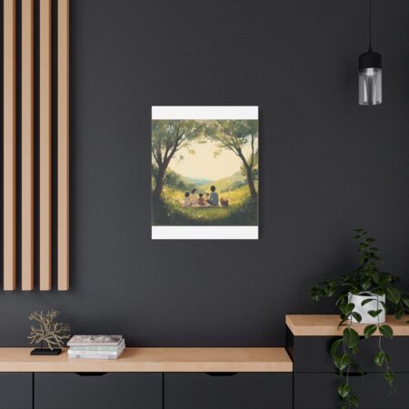 Serene Family Canvas Art, Family Wall Decor, Nature Artwork, Home Gallery, Gift for Parents, Personalized Home Decor - Image 178