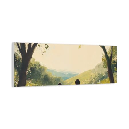 Serene Family Canvas Art, Family Wall Decor, Nature Artwork, Home Gallery, Gift for Parents, Personalized Home Decor - Image 67