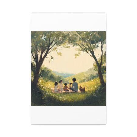 Serene Family Canvas Art, Family Wall Decor, Nature Artwork, Home Gallery, Gift for Parents, Personalized Home Decor - Image 164