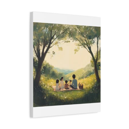 Serene Family Canvas Art, Family Wall Decor, Nature Artwork, Home Gallery, Gift for Parents, Personalized Home Decor - Image 143