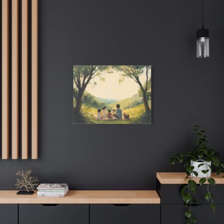 Serene Family Canvas Art, Family Wall Decor, Nature Artwork, Home Gallery, Gift for Parents, Personalized Home Decor - Image 66