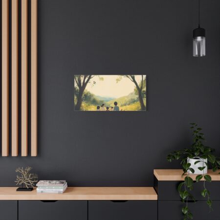 Serene Family Canvas Art, Family Wall Decor, Nature Artwork, Home Gallery, Gift for Parents, Personalized Home Decor - Image 54