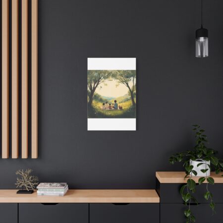 Serene Family Canvas Art, Family Wall Decor, Nature Artwork, Home Gallery, Gift for Parents, Personalized Home Decor - Image 166