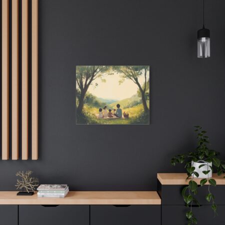 Serene Family Canvas Art, Family Wall Decor, Nature Artwork, Home Gallery, Gift for Parents, Personalized Home Decor - Image 62