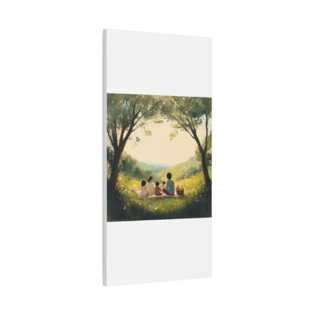 Serene Family Canvas Art, Family Wall Decor, Nature Artwork, Home Gallery, Gift for Parents, Personalized Home Decor - Image 167