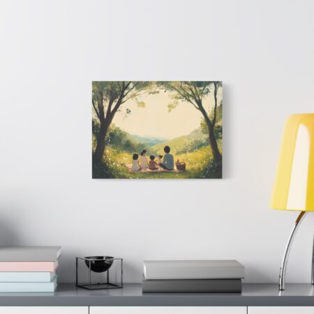 Serene Family Canvas Art, Family Wall Decor, Nature Artwork, Home Gallery, Gift for Parents, Personalized Home Decor - Image 18
