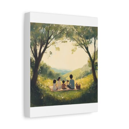 Serene Family Canvas Art, Family Wall Decor, Nature Artwork, Home Gallery, Gift for Parents, Personalized Home Decor - Image 111