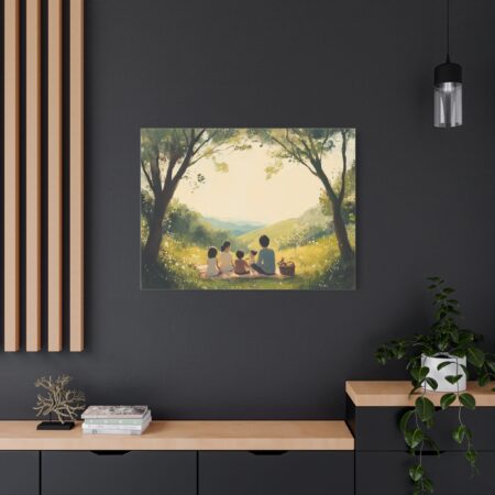 Serene Family Canvas Art, Family Wall Decor, Nature Artwork, Home Gallery, Gift for Parents, Personalized Home Decor - Image 82