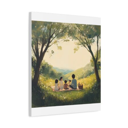 Serene Family Canvas Art, Family Wall Decor, Nature Artwork, Home Gallery, Gift for Parents, Personalized Home Decor - Image 159