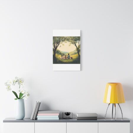 Serene Family Canvas Art, Family Wall Decor, Nature Artwork, Home Gallery, Gift for Parents, Personalized Home Decor - Image 149