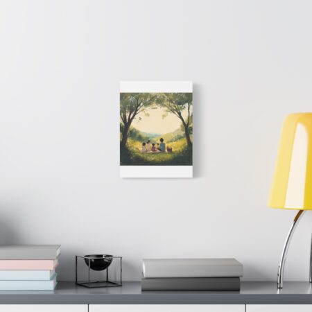 Serene Family Canvas Art, Family Wall Decor, Nature Artwork, Home Gallery, Gift for Parents, Personalized Home Decor - Image 117