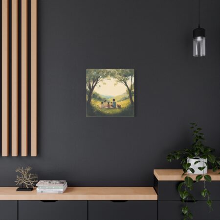 Serene Family Canvas Art, Family Wall Decor, Nature Artwork, Home Gallery, Gift for Parents, Personalized Home Decor - Image 234